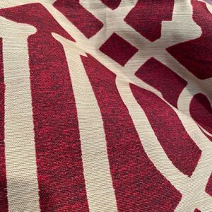 Target Threshold Curtain Panel Aruba 54”X84” One Panel Red/Burgundy Off White Ta